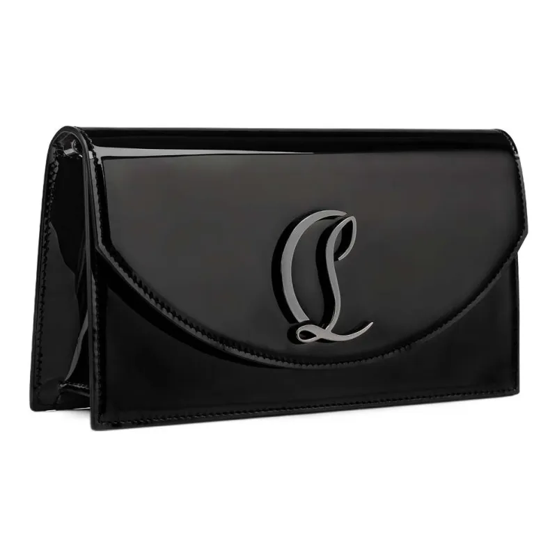 CL LUBOTING Leather Eveningwear Bag Handbag Shoulder Bag Clutch Women's Black-1