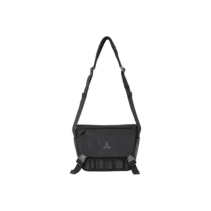 KONADCT Polyester Messenger Bag, Shoulder Bag, Crossbody Bag, Fanny Pack, Sling Bag Regular Unisex Black-3