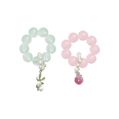 VIVIWELL Bracelets Women's Orchid Green/Peach Pink