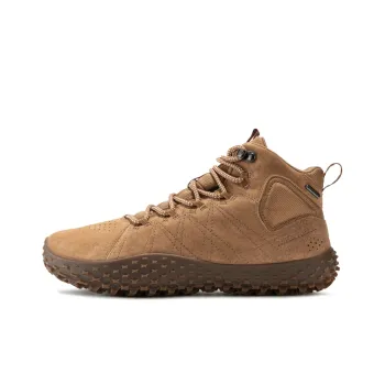 MERRELL Wrapt Casual Shoes Men Mid-Top Brown Yellow