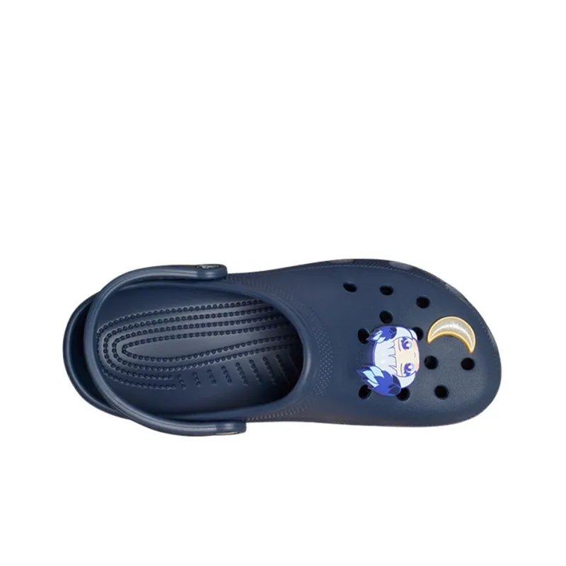 HONOR OF KINGS x Crocs Classic Clog Clogs Unisex White Blue Mismatched Swan's Dream, Xiao Qiao Elite Edition-4