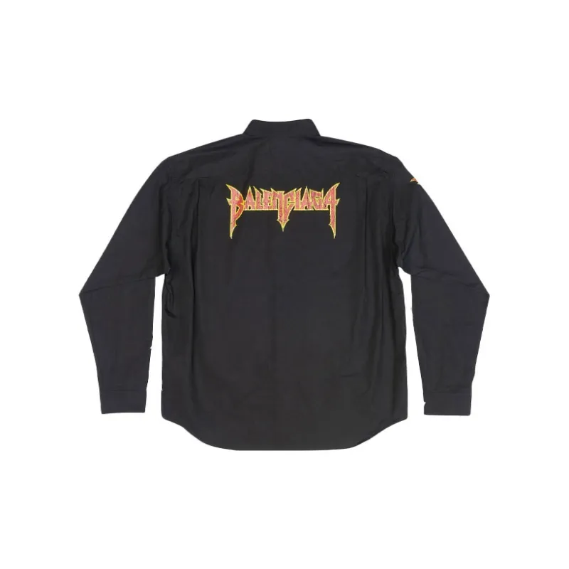 Balenciaga Metal Vintage Oversized Shirt-1