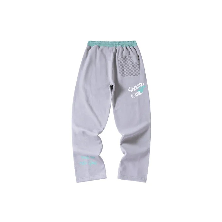 LAMLICKA Casual Pants Unisex Gray-1