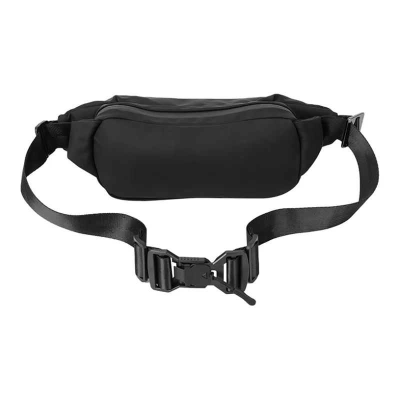 KONADCT Fabric Shoulder Bag, Crossbody Bag, Fanny Pack, Sling Bag Regular Unisex Black-3