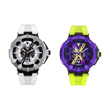 YOUNG STERNA Automatic Mechanical Movement Watch Unisex White Dial YSC0011503/504SP