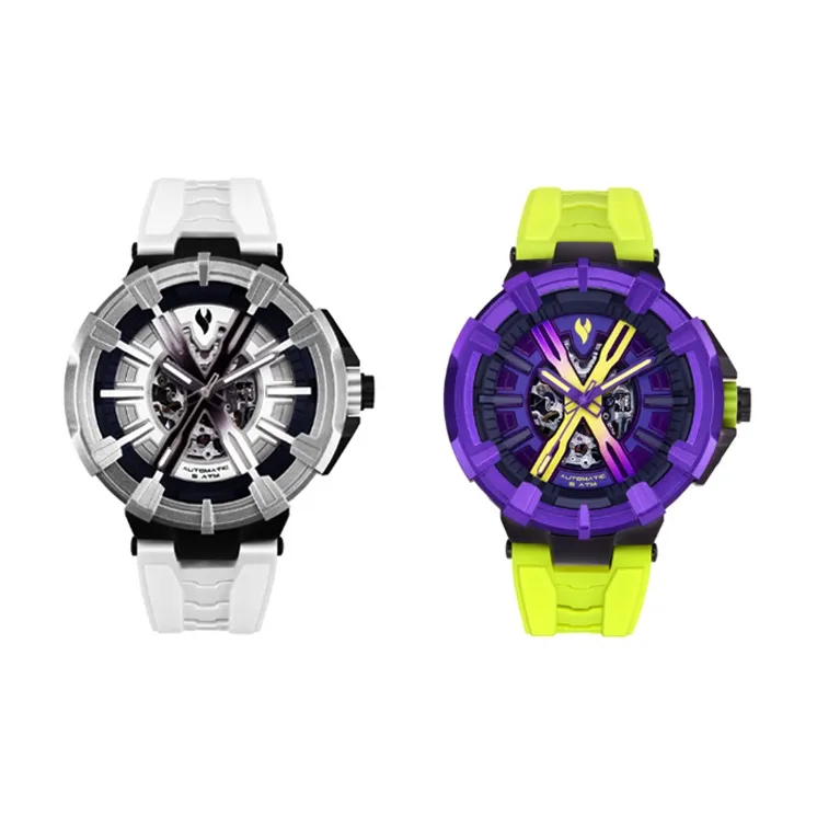 YOUNG STERNA Automatic Mechanical Movement Watch Unisex White Dial YSC0011503/504SP-0