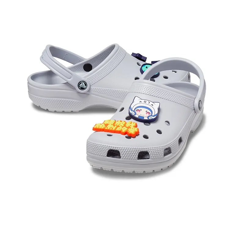 HONOR OF KINGS x Crocs Classic Clog Clogs Unisex Gray Luban No.7 Elite Edition-3