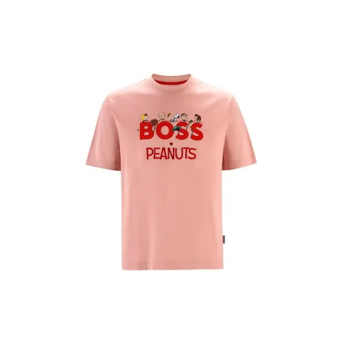 HUGO BOSS T-Shirts Unisex Pink