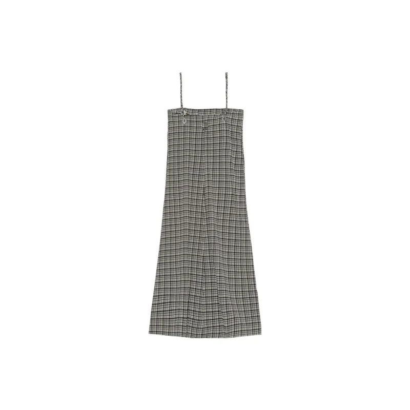 GANNI Sleeveless Dresses Women's Black-1