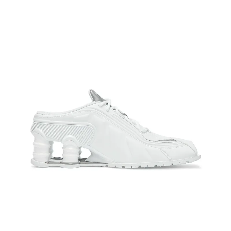Nike X Martine Rose Shox Mule MR4 'White Metallic Silver' Women's-1