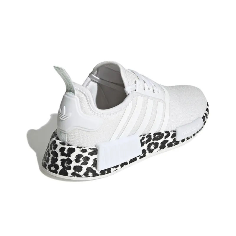 Adidas Nmd R1 Leopard White Women's-3