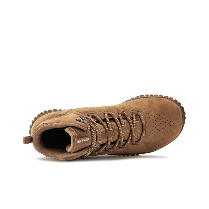 MERRELL Wrapt Casual Shoes Men Mid Top Brown Yellow-2