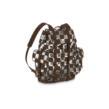LOUIS VUITTON Christopher Backpack Brown/Clear