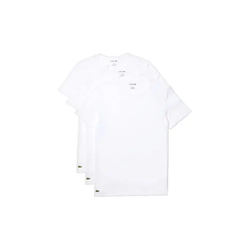 LACOSTE T-Shirts Men 1 Set Of 3 Pieces White