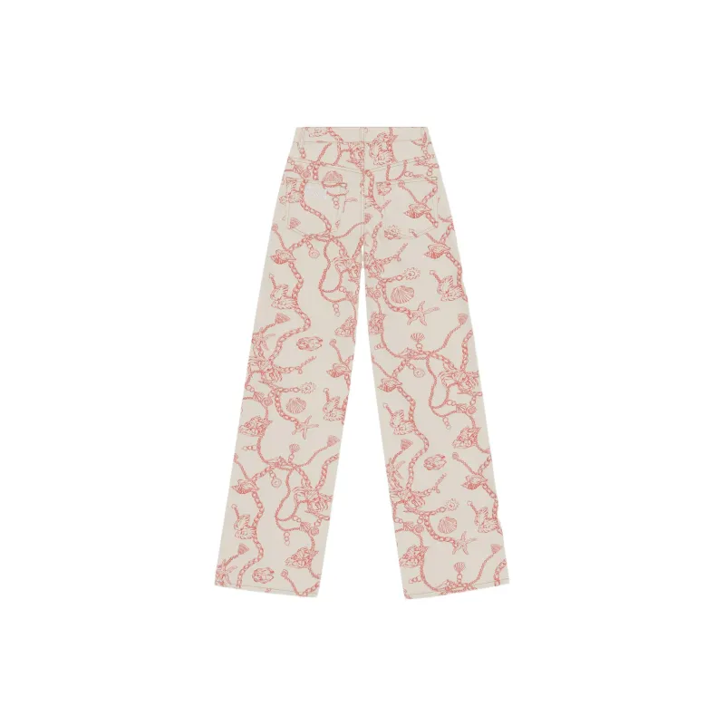 GANNI Jeans Women's White-1