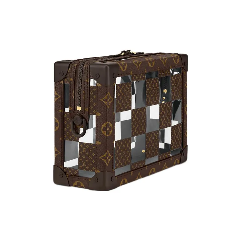 LOUIS VUITTON Soft Trunk Brown/Clear-2