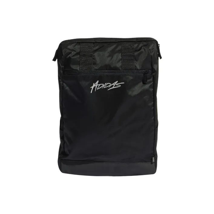 Adidas Nylon Backpack Regular Unisex Black/Metallic Silver-0