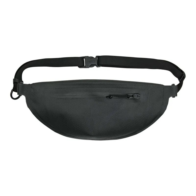The MAD HATcher Polyurethane Shoulder Bag, Fanny Pack Regular Unisex Transparent/Black-1