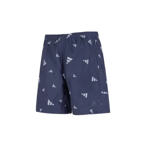 Adidas Casual Shorts Men Navy Blue