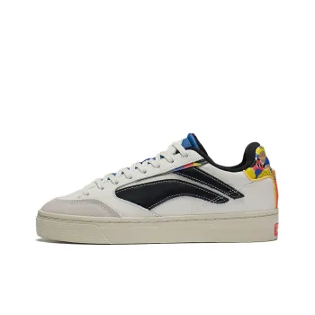 Pablo Ientile x LiNing Wave 180 Low Slip Resistant Cushioning Low Top Skateboard Shoes Men's White Black
