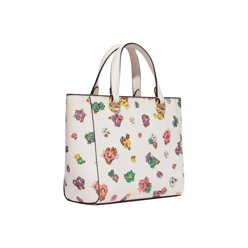 COACH Alice Coated Canvas With Smooth Leather Handbags Shoulder Bag Crossbody Bag Small Size Women's White-1