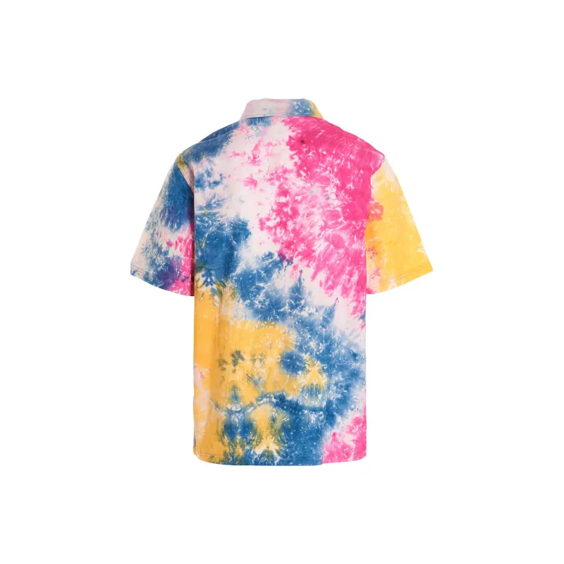 PLEASURES Dizzy Short Sleeve Button Down-1