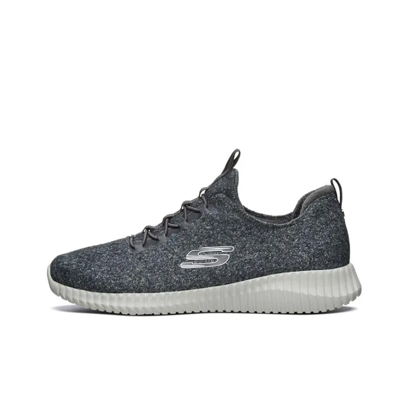 Skechers Elite Flex Casual Shoes Men Low-Top Charcoal Gray-0