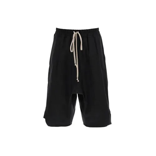 RICK OWENS Casual Shorts Men Black