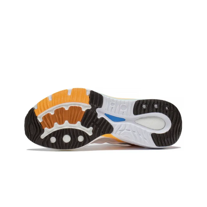 LiNing Support Reflective Low Top Running Shoes Men's Blue Orange-4
