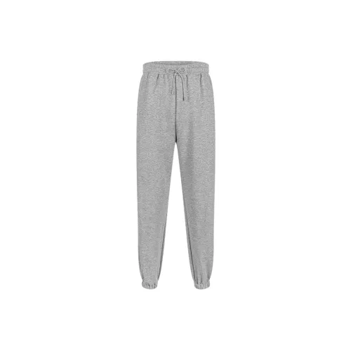 Bosieagender Knitted Sweatpants Unisex Gray