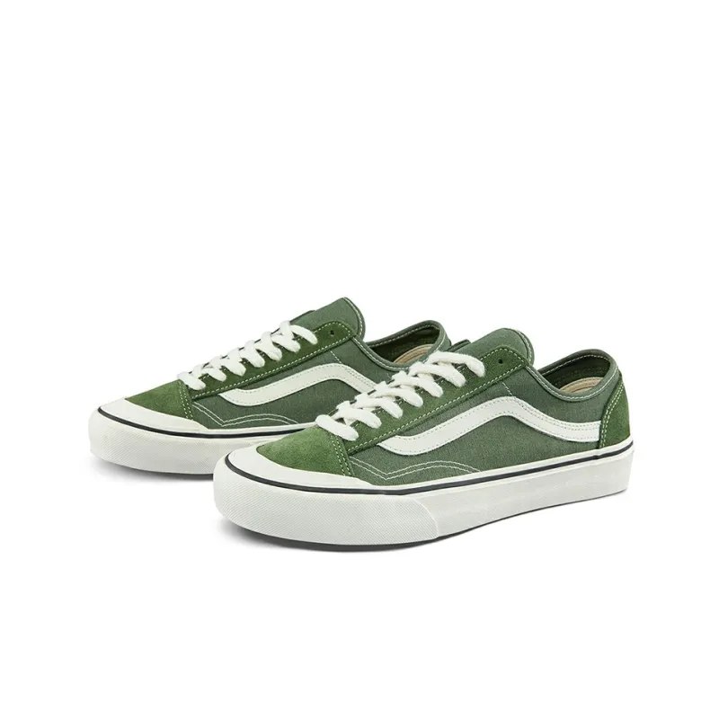 Vans Style 36 Low Top Casual Skate Shoes Unisex Green-2