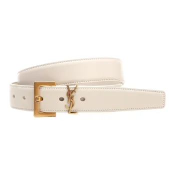 SAINT LAURENT Monogram Buckled Belt
