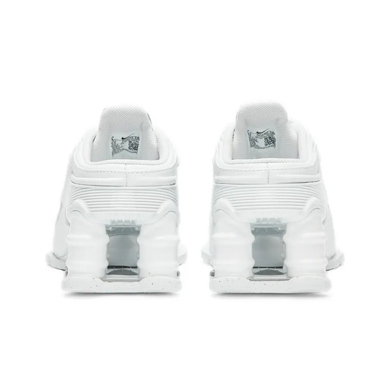 Nike X Martine Rose Shox Mule MR4 'White Metallic Silver' Women's-4
