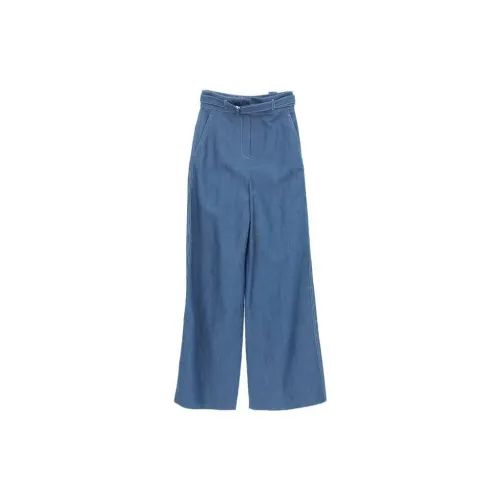 Loro Piana Knitted Sweatpants Women's Blue