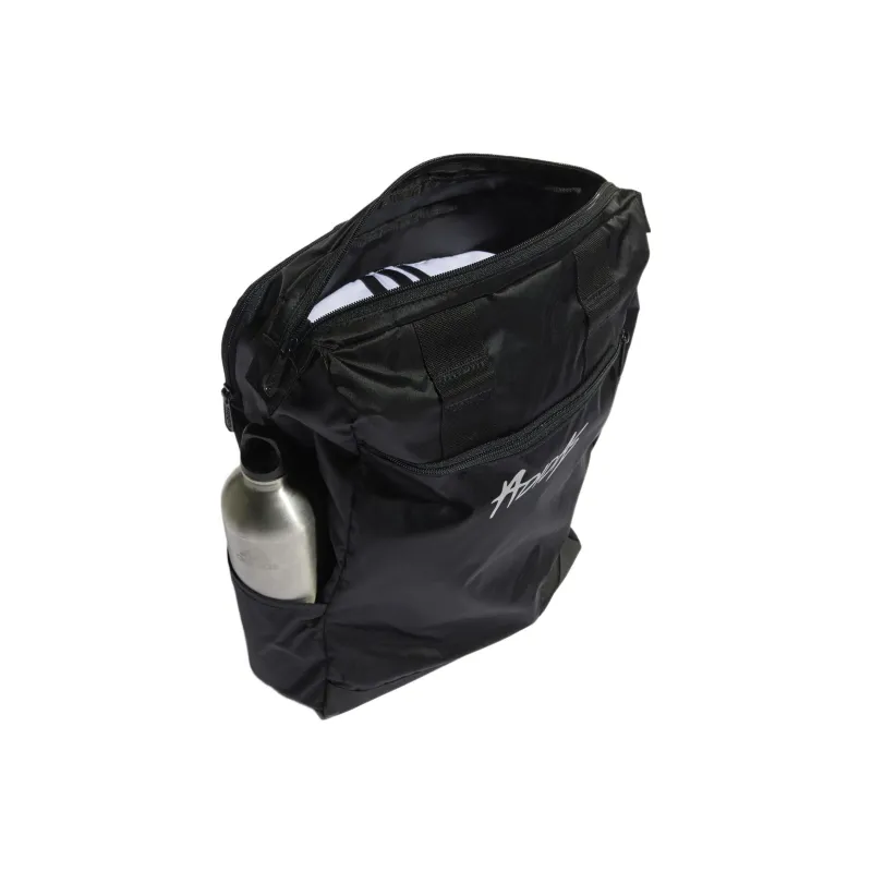 Adidas Nylon Backpack Regular Unisex Black/Metallic Silver-4