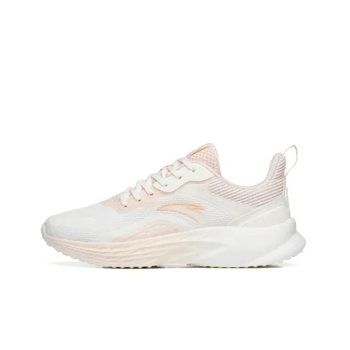 ANTA Running Collection Running Shoes Women's Low-Top Ivory White/White Porcelain Pink