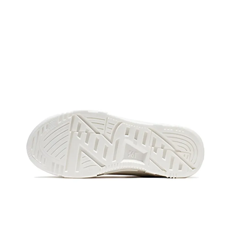 361° Skateboard Shoes Women's Mid Top Feather White/Light Peach Pink-3