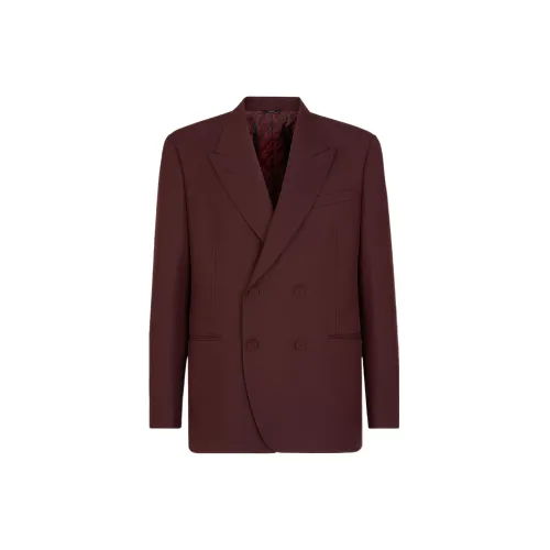 FENDI Business Suits Men Burgundy