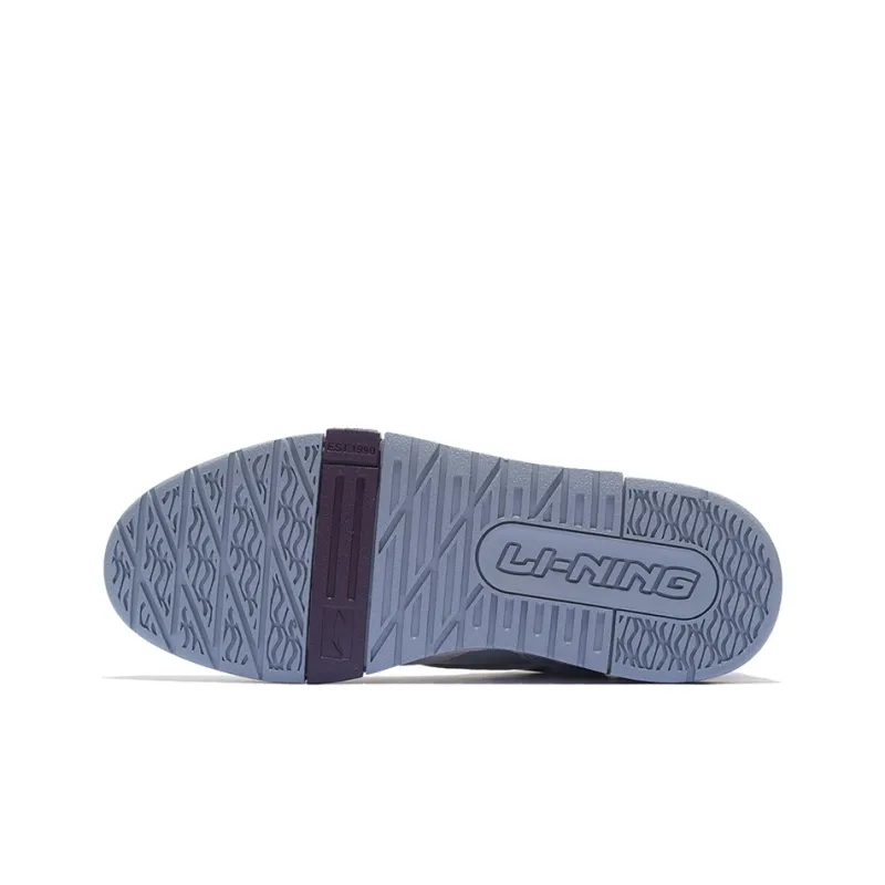 LiNing 001 BTC SP Low Top Skateboard Shoes Women's White Purple-4