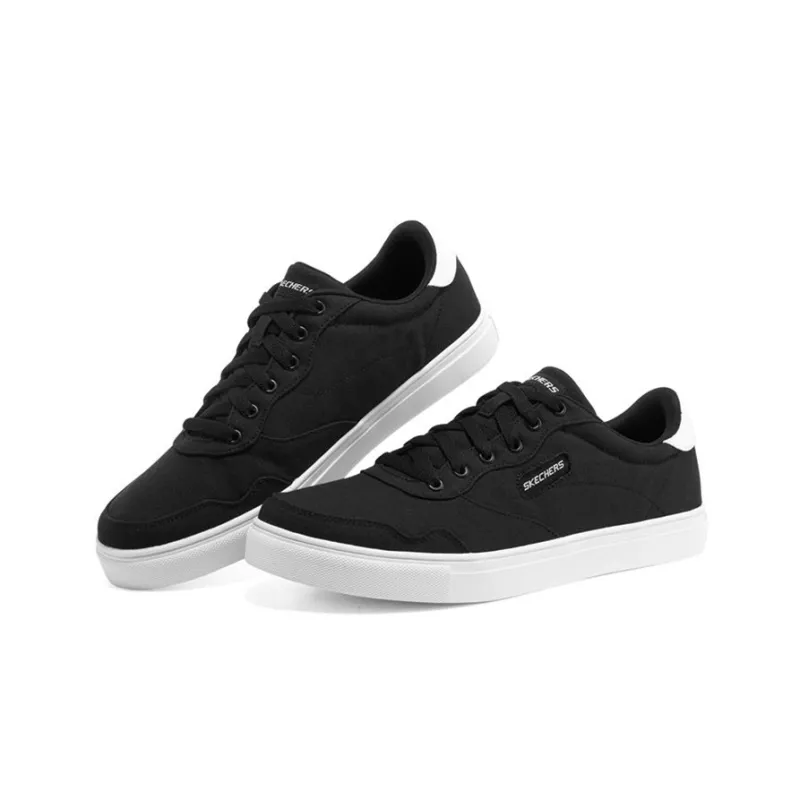 Skechers BONNITTO Slip Resistant Cushioning Abrasion Resistant Breathable Low Top Skateboard Shoes Men's Black-2