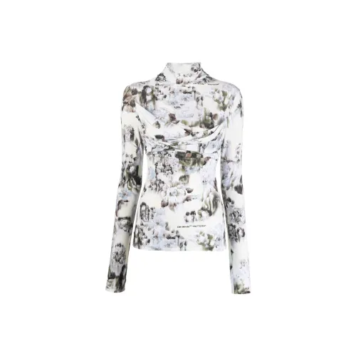 OFF-WHITE Pattern Print Long-sleeve T-shirt