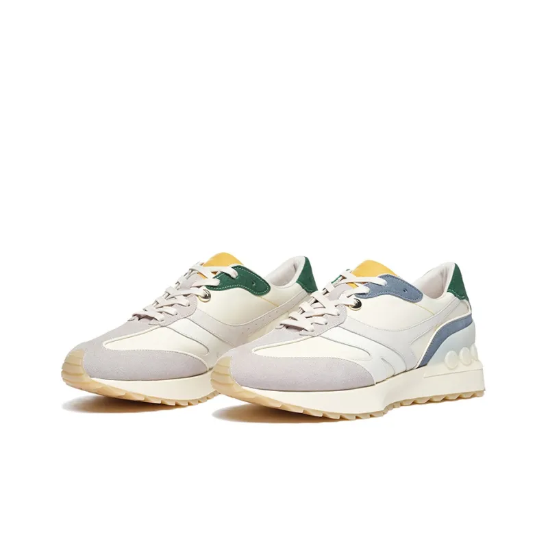 LI NING 1990 Zhengrong Cushioned Anti Slip And Wear Resistant Lightweight Low Top Casual Shoes Men's White Gray-1