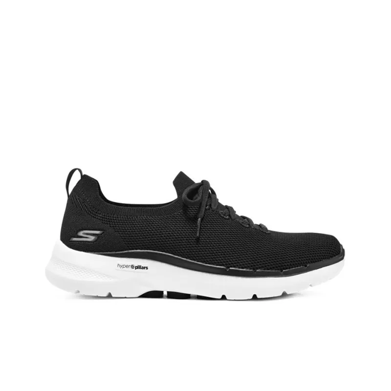 Skechers Go Walk 6 Hyper Burst 'Black White'-1