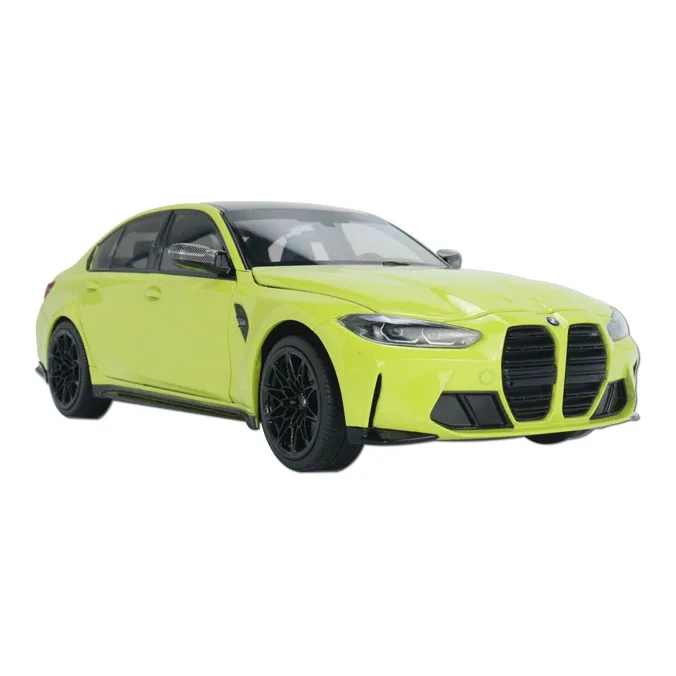 MINICHAMPS BMW M3 Competition São Paulo Yellow, Alloy Six Opening Thunder Edition Assembled Models-0
