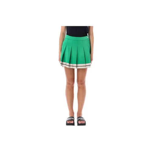 PALM ANGELS Casual Short Skirts Women's Green