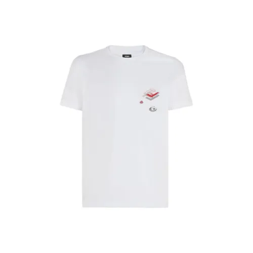 FENDI T-Shirts Men White