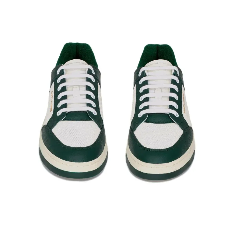 SAINT LAURENT SL/61 Round Toe Low Top Sneakers-2