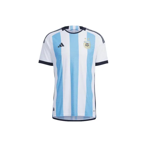 adidas Argentina 2022-23 Authentic Messi Home Jersey White/Light Blue