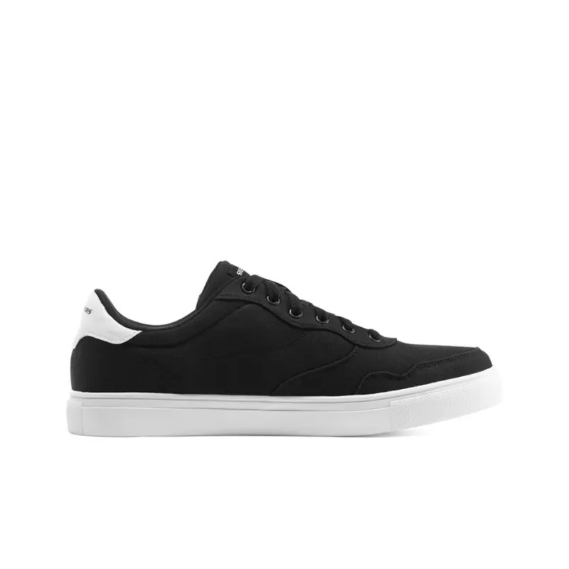 Skechers BONNITTO Slip Resistant Cushioning Abrasion Resistant Breathable Low Top Skateboard Shoes Men's Black-1