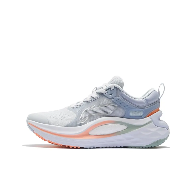 LINING Furious Rider 6.0 Running Shoes Women's Low Top Light Frost Blue/Sky Feather Blue/Gray/Orange-0